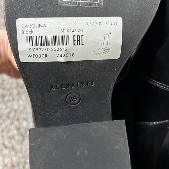 AllSaints Carolina Mid Chelsea Boot size 39 - Picture 6 of 6